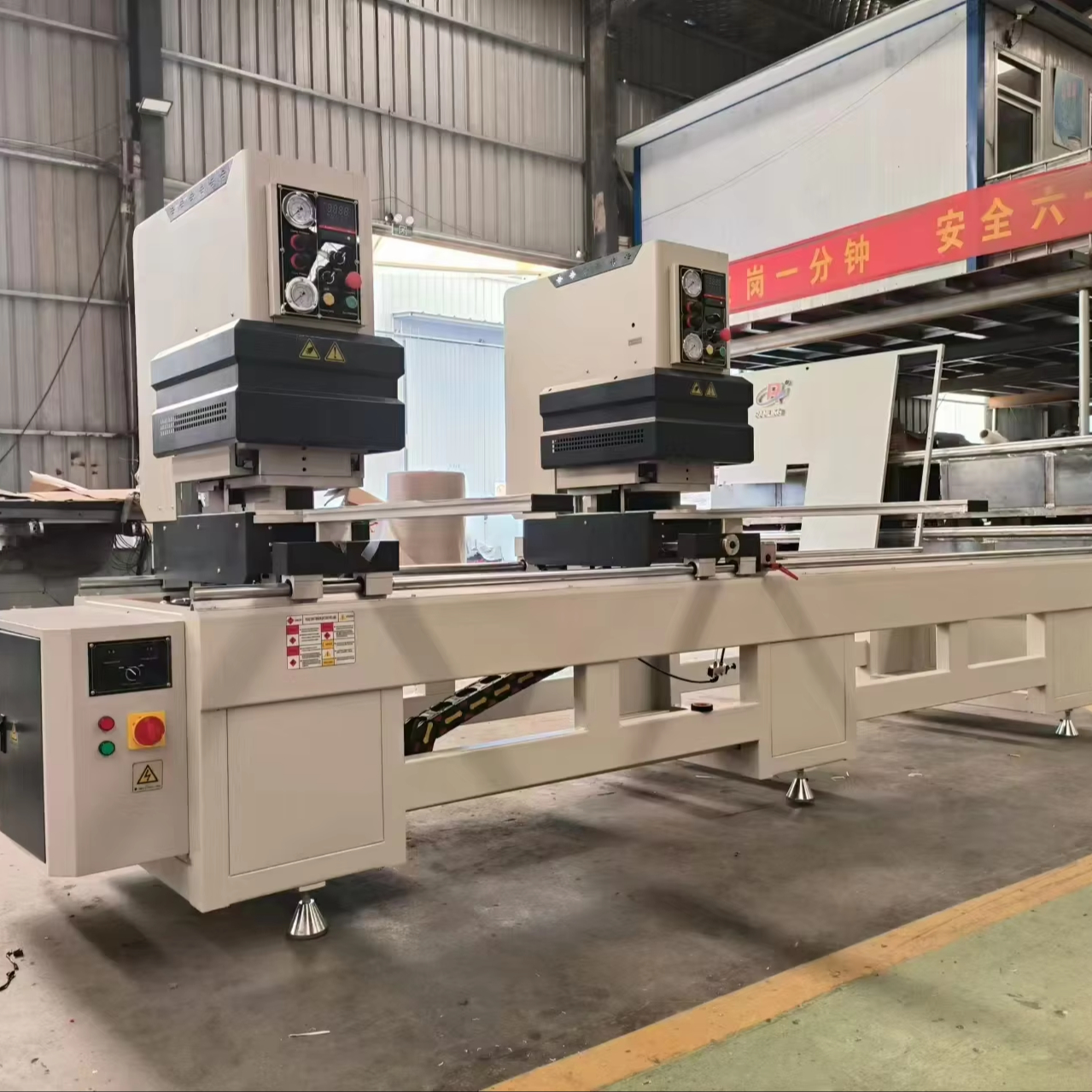 upvc double head welding machine