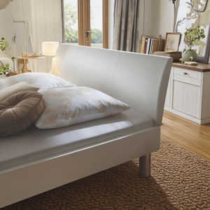 <span class=keywords><strong>Lit</strong></span> contemporain de grande taille en bois massif par un designer célèbre, tapisserie d'ameublement, meubles de chambre à coucher extensibles pour hôtels - Product Image 5