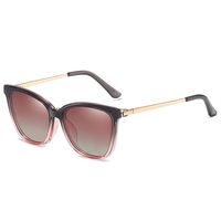 Lunettes de soleil à Clip pour femmes, monture en oeil de chat TR90 magnétique polarisée