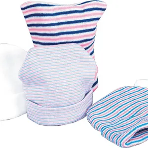 כובעי תינוקות לשני המינים באיכות גבוהה כובע רך נוח פוליאסטר לתינוקות קטנים