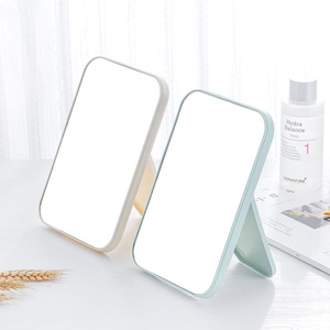 Single-sided vanity <b>mirror</b>, portable <b>mirror</b>, <b>tabletop</b> makeup <b>mirror</b>, simple folding portable princess <b>mirror</b>. - Product Image 1