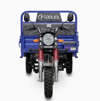 Tricycle cargo à moteur essence pour adultes, scooter pour le transport de marchandises