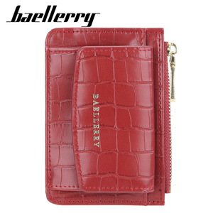 กระเป๋าสตางค์ผู้หญิง Baellerry ลายหนังจระเข้ หนัง PU ซิปใส่เหรียญ ใส่บัตร ใช้ได้ทุกวัน - Product Image 1