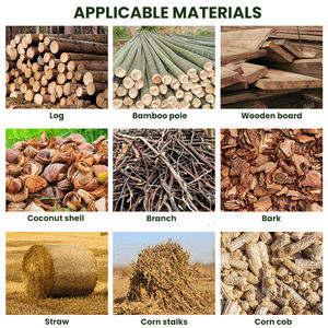 Moinho de Martelo de Grande Capacidade Triturador de Madeira Máquina de Trituração de Bambu Máquina de Picagem de Serragem - Product Image 6