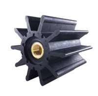 Kit de réparation OEM pour pompe à eau de mer à turbine fermée Sherwood 6115855 en néoprène noir pour bateau