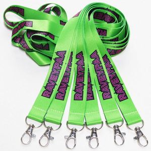 Lanière épaissie personnalisable Keepfly pour sérigraphie thermique, 3/4 et 1 pouce, violette, haute qualité, vente en gros - Product Image 2