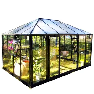 Tùy chỉnh miễn phí đứng nhôm khung kính sunroom & nhà kính