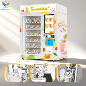เครื่องจำหน่ายสินค้าอัตโนมัติ VFresh รุ่นล่าสุด แบบ OEM ODM สำหรับห้างสรรพสินค้า เครื่องขายสมูทตี้ผลไม้แช่แข็ง หน้าจอสัมผัส 21.5 นิ้ว - Product Image 5