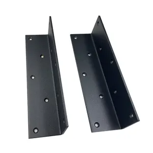 Custom Hardware Stamping Part Sheet Metal Fabrication 90 Degree L-Bracket Angle Brackets Connector Jointer Wood Aluminum Profile