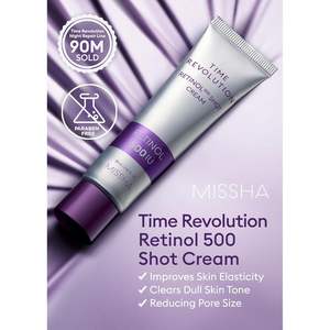 Crema Facial Antiedad Missha Time Revolution Retinol 500 Shot de 60 ml, Reparación Nocturna - Product Image 2