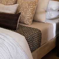 Parure de lit en lin de luxe personnalisée King/Queen Size housse de couette en lin naturel tissu français élégant ensemble de couette en lin personnalisable