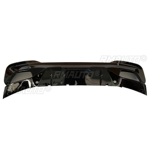 Diffuseur de pare-chocs arrière noir brillant pour BMW Série 5 G30 G38 2018+ - Accessoire de modification automobile - Product Image 5