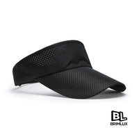 Casquette de golf BL d'été à visière incurvée ouverte, protection solaire, élégante, respirante, 100 % coton, séchage rapide
