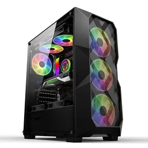 Neuestes ATX Tower Gaming Cabinet PC-Gehäuse mit RGB-Lüfter