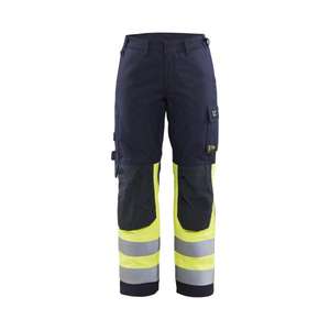 BLAKLADER - 718815128933D19 Pantalones multinorm inherentes para mujer Azul marino/Amarillo-EAN 7330509664131 ROPA DE TRABAJO RESISTENTE A LLAMAS - Product Image 1
