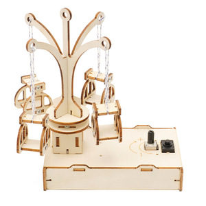 Nouveau design de jouets de jeu de plein air modèle <span class=keywords><strong>bricolage</strong></span> Mini chaises volantes rotatives créatives jouets <span class=keywords><strong>Montessori</strong></span> en bois pour les enfants - Product Image 2