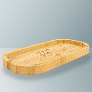 Factory wholesale creative bamboo <b>trays</b> for tea sets, fruit plates, <b>snack</b> plates, and storage <b>trays</b>. Bamboo and wood options - Product Image 1
