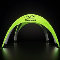 Tienda de campaña al aire libre para refugio de coches, toldo de cúpula sellado inflable para eventos y promociones, tienda de araña inflable