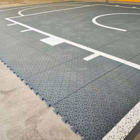 Ladrillos de Drenaje Encajables para Canchas Deportivas Mini en Exteriores/Jardines, con Cancha de Baloncesto de Segunda Mano en Venta