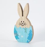 DÉCORATION DE LAPIN EN BOIS POUR LES VACANCES DE PÂQUES