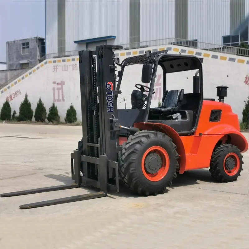 TOSH New Forklift With Rotating TAF50B 5 Ton All Rough Terrain Forklift on Sale