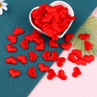 100 pièces par sac, confettis en forme de cœur 3D, amour, pétales en éponge en forme de cœur de 2 cm pour les décorations de fête, de mariage, de lit, de table, de fleurs