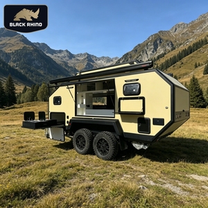 Caravane tout-terrain Husvagn à double essieu avec toilettes, capacité 5 à 6 personnes, marché italien - Product Image 1
