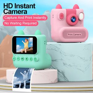 Appareil photo instantané pour enfants avec objectif rotatif à 180 degrés, vidéo HD, écran 2,4 pouces pour filles et garçons - Product Image 3