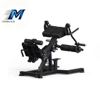 Nouvelle machine d'hyperextension inversée nordique - Développeur professionnel des fessiers et des ischio-jambiers, construction en acier sécurisée pour usage commercial