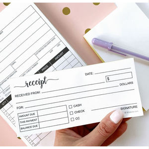 Carnet de commandes personnalisé de haute qualité en papier autocopiant (NCR), impression de reçus et de factures OEM/ODM - Product Image 5