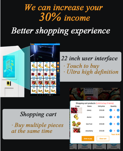 Máquina Expendedora Refrigerada Sin Efectivo para Productos Agrícolas, Productos Frescos de Granja, Verduras y Frutas Frescas - Product Image 2