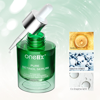 Sérum pour le soin de la peau du visage ONE1X au rétinol avec acide hyaluronique et collagène, marque privée, anti-âge, anti-rides, sérum pour le visage au rétinol