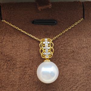 UM Jewelry 925 Silver Pendant <b>Necklace</b> Wholesale Natural Freshwater Pearl Unisex/Men/Women Wedding Anniversary Daily Gift - Product Image 2