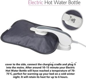 High Quality Electronic Hot Heat Water Pack Rechargeable Electric Hot Water <b>Bottle</b> Set for Massage Painful Periods - Product Image 4