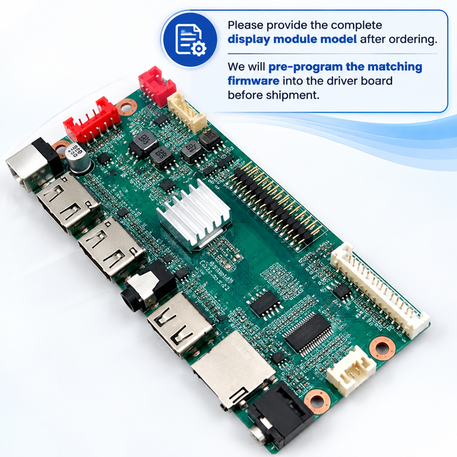 Programmable ME.RT2513.EB818 LCD Driver Board - Universal Burn/Flash Firmware for Custom TFT LCD Displays