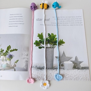 Segnalibri Animali all'Uncinetto Fatti a Mano 2026: Rana, Ape, Girasole - Regalo per Amanti dei Libri, Regali per Insegnanti, Fiori all'Uncinetto, Regalo per il Ritorno a Scuola - Product Image 2
