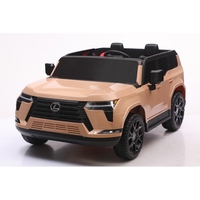 Voiture électrique télécommandée pour enfants Lexus GX550 homologuée, 2 places, pour l'extérieur, alimentée par batterie, de 2 à 8 ans