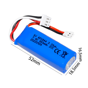 Baterai LiPo Isi Ulang 7.4V 450mAh 20C 601844 Langsung dari Pabrik untuk Model Mobil Mainan Remote Control RC Elektrik Bayi - Product Image 1