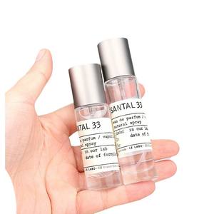 Flacon de parfum vide portable en verre style laboratoire avec clip, pour sous-conditionnement - Product Image 4