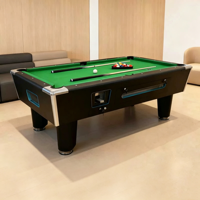 Table de billard à monnayeur en MDF, directement de l'usine, avec système de retour automatique des billes pour bars et clubs