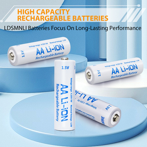 Batteries au lithium <span class=keywords><strong>AA</strong></span> 3600 mWh, chargeur <span class=keywords><strong>rechargeable</strong></span> USB-C 4 emplacements, 1,5 V, 1000 cycles, batterie liquide, certifiées CE RoHS, sortie 5 V/2 A - Product Image 3