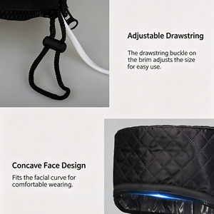 Bonnet chauffant électrique pour cheveux à 10 niveaux de température réglables, bonnet vapeur thermique pour traitement capillaire en profondeur, bonnet chauffant pour soin des cheveux - Product Image 4