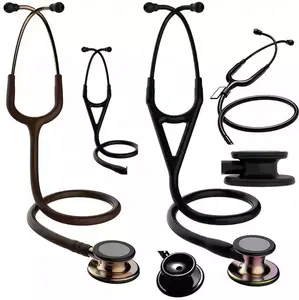 Stéthoscope médical Deluxe Double tête en acier inoxydable Dispositif médical CE Accessoires médicaux Équipements et accessoires médicaux