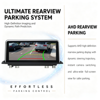 Pour BMW X1 F48 F49 X2 F39 NBT/EVO (2016-2020) Système Linux 10.25"/12.3" pour autoradio, unité centrale multimédia sans fil et CarPlay
