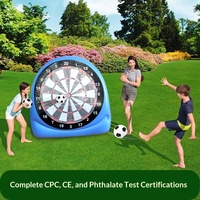 Cible de football gonflable en PVC pour événements sportifs et parcs d'attractions en plein air – Jeu de tir amusant