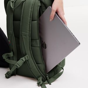 Mochila de viaje impermeable con compartimento para portátil de 16 "Acceso USB Patrón de letras Forro de poliéster Cierre de cremallera - Product Image 4