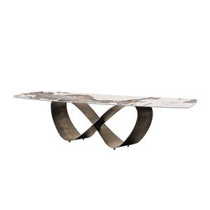 Hôm Nay Sản Phẩm Bán Nóng Morden Trong Nhà Nghệ Thuật Đồ Nội Thất Phòng Ăn Ý 10 Chỗ Ngồi Hình Chữ Nhật Lớn Gốm Bàn Ăn - Product Image 5