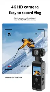 Caméra <span class=keywords><strong>de</strong></span> poche étanche HD professionnelle 5K anti-vibration, pour le sport, l'escalade, clip portable, enregistrement vidéo intelligent tout-en-un, 1,3 pouce - Product Image 6