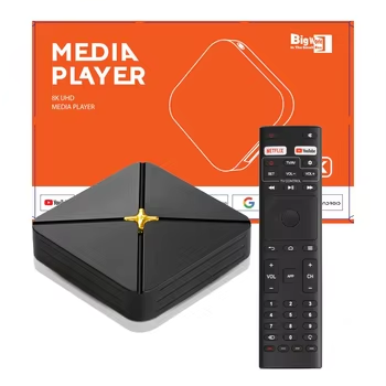 64GB Factory Price Smart TV Box Android 14 Video Player Dual Wifi Media Stream Full HD 4K Smart Home Cloud System Set-top Box