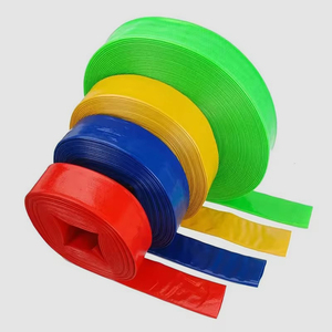 Manguera Plana de PVC Duradera para Riego y Drenaje, Ligera, Flexible, de Alto <span class=keywords><strong>Flujo</strong></span> y Alta Presión, Ecológica, con Certificación CE e ISO, Conector Camlock - Product Image 5